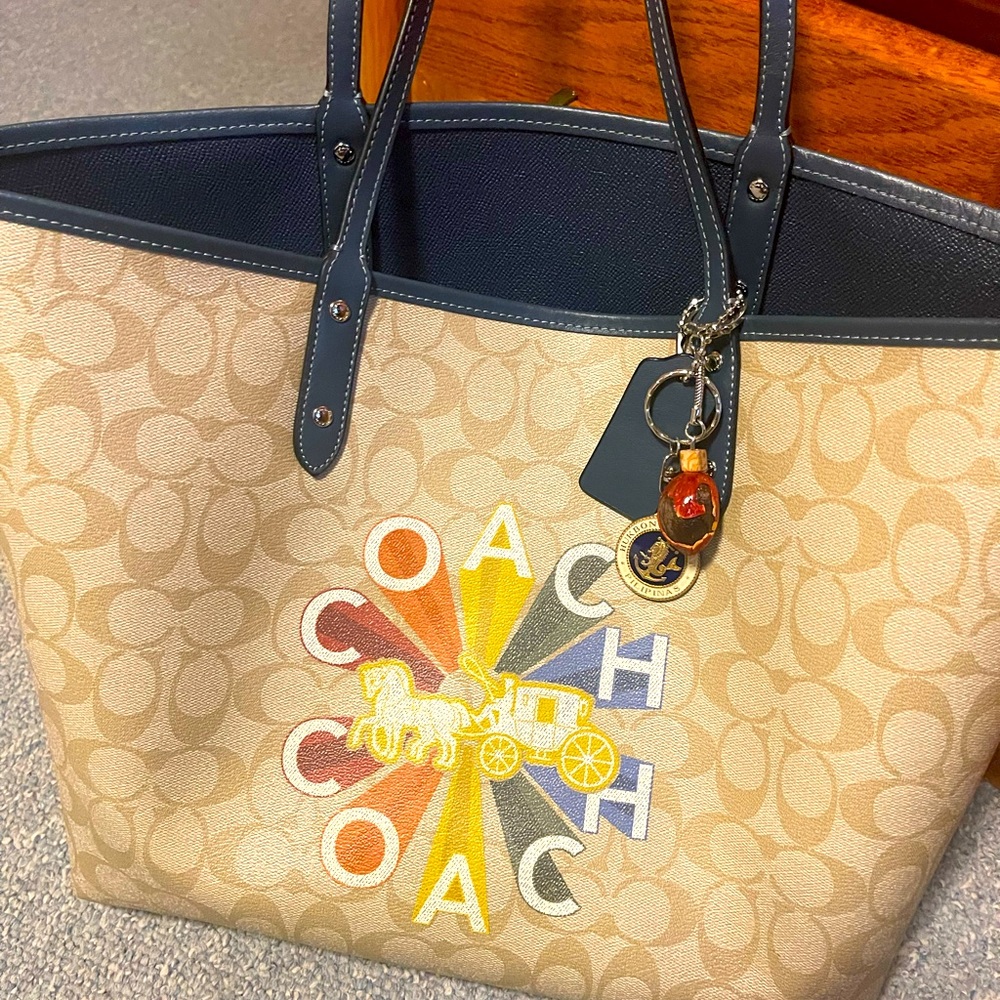 Reversible Coach Tote